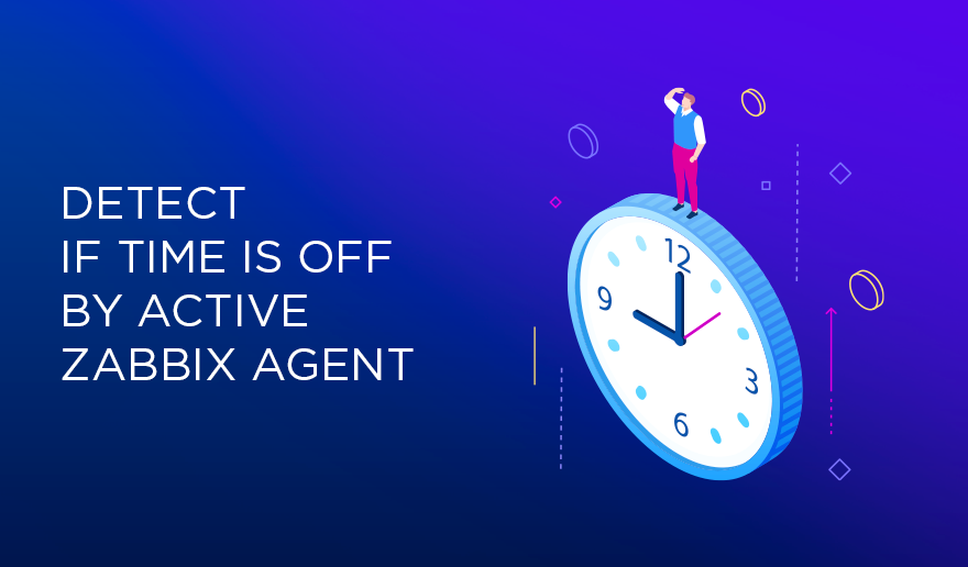 Detect if time is off by active Zabbix agent