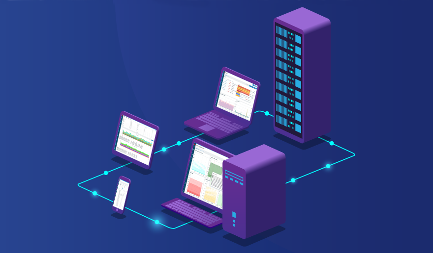 Correlation between devices across client site