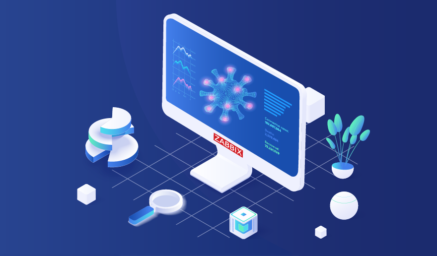 Monitoramento de casos de COVID-19 com Zabbix